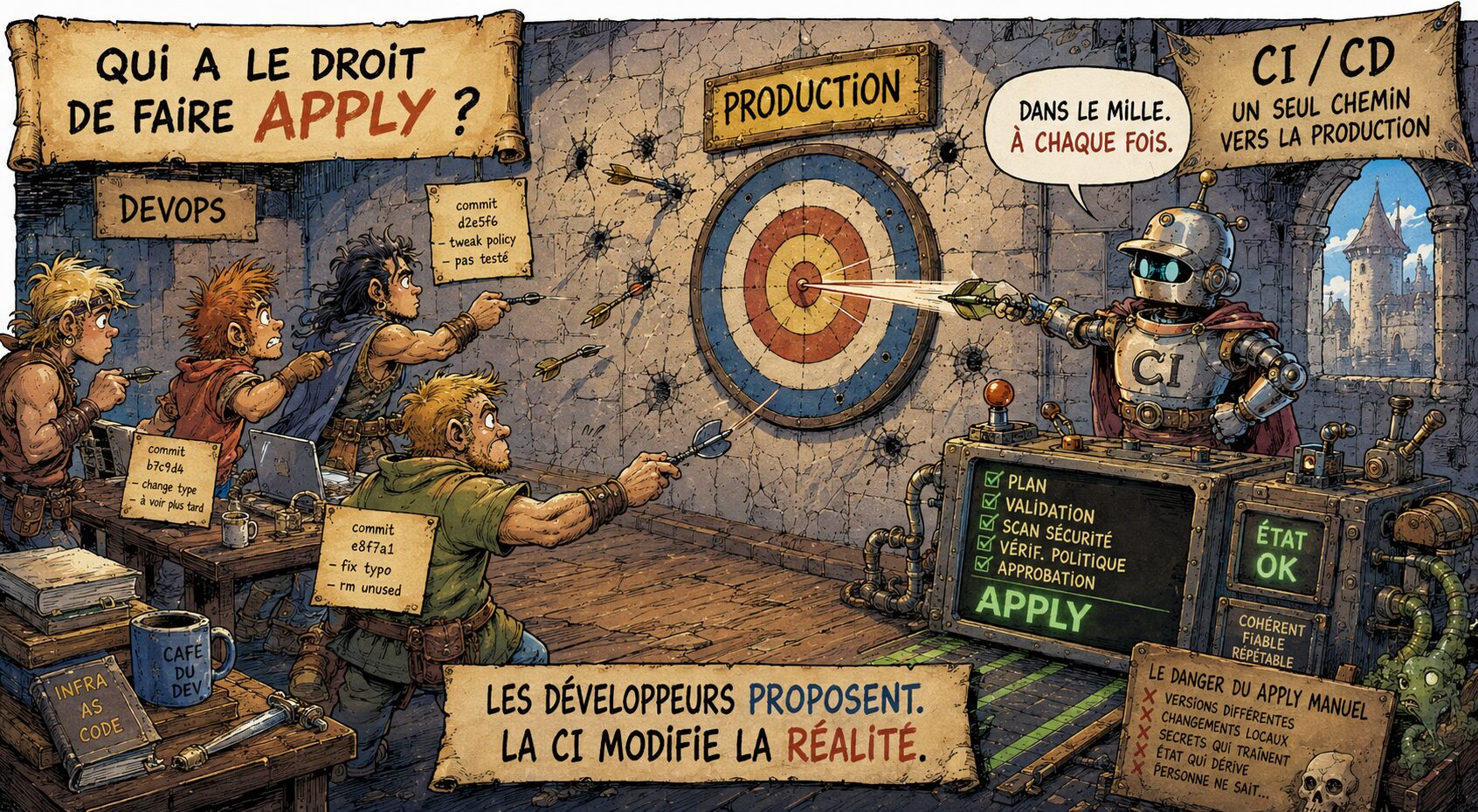 Qui a le droit de faire apply ?